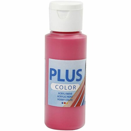 Acrylverf - Rode Verf - Acrylaatverf - Acrylic paint - Hobbyverf - Sneldrogende Verf - Dekkende Verf - Waterbasis Verf - Hoogwaardige Decoratie Verf - Primaire Rood - Plus Color Verf - 60ml