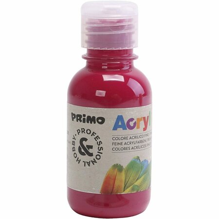 Acrylverf - Rode Verf - Luxe Acrylverf Rood - Acrylaatverf - Acrylic paint - Rorde Hobbyverf - Knutselen en Verven - Sneldrogende Verf - 125ml