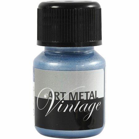 Metallic Verf - Acrylverf Metallic Parelmoer Blauw - Metaalverf - Parelmoer Blauwkleurige Metallic Hobbyverf - Glansverf - Shimmerverf - Acrylaatverf - 30ml