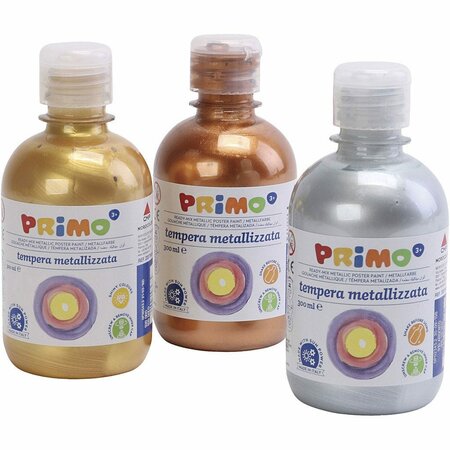 Metallic Verf - Acrylverf Metallic Goud Zilver Koper - Metaalverf - Gemengde Metallic Hobbyverf - Glansverf - Shimmerverf - 10x300ml