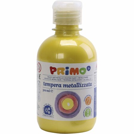 Metallic Verf - Acrylverf Metallic Geel - Metaalverf - Gele Metallic Hobbyverf - Glansverf - Shimmerverf - 300ml