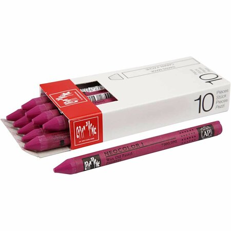 Neocolor I, crimson (090), L: 10 cm, dikte 8 mm, 10 stuk/ 1 doos