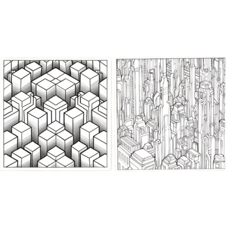 Abstract Kleurboek – Kleurboek Abstracte Kunst – Kleurboek Volwassenen Abstract – Abstracte Kleurplaten – Creatief Modern Abstract Art - Abstracte kunst – Geometrische kleurplaten - 20x20cm - 20 Kleur