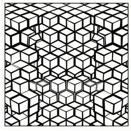 Abstract Kleurboek – Kleurboek Abstracte Kunst – Kleurboek Volwassenen Abstract – Abstracte Kleurplaten – Creatief Modern Abstract Art - Abstracte kunst – Geometrische kleurplaten - 20x20cm - 20 Kleur