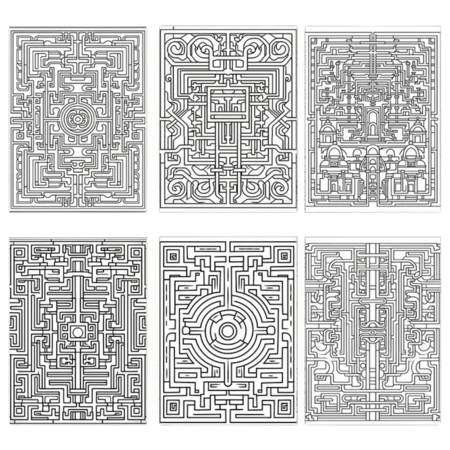 Kleurboek Mandala Doolhoven – Mandala Kleurplaten – Kleurboek Volwassenen – Creatieve Kleurboeken – Mandala Doolhof Kleurboek – Kleurboek Uitdaging – Kleurboek Met Doolhoven - A4 - 40 Kleurplaten