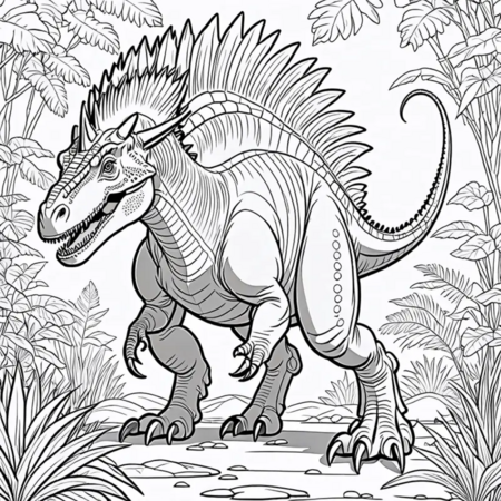 Dino Kleurboek – Kleurboek Kinderen Dinosaurus – Kleurboek Dinosaurus – Dinosaurus Kleurplaten – Kleurboek Kinderen Fantasie - 20x20cm - 22 Kleurplaten