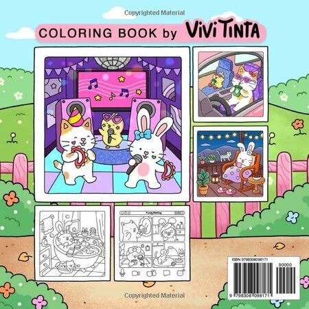 GirlÂ’s Day Kleurboek - Kleurboek Volwassenen Tieners Kinderen - Vrolijke Illustraties - Lieve Dierenvriendjes - Cute & Cozy - 40 Unieke Illustraties - 21,5 x 21,5 cm - Incl. 1 Alcoholmarker
