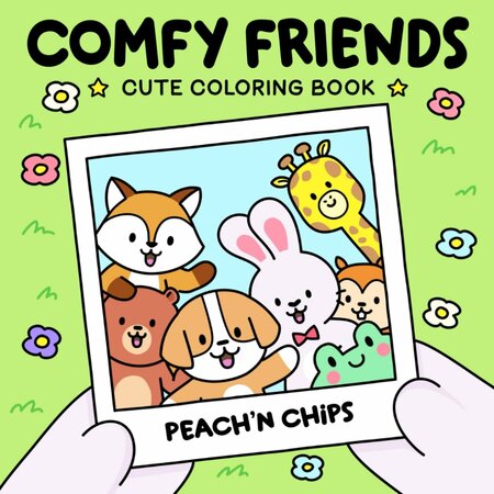 Comfy Friends Kleurboek - Lief Kleurboek Dierenvriendjes - Kleurboek Volwassenen En Tieners - Dierenavonturen - Cute & Cozy - Bold & Easy - 21,6x21,6 cm - 40 Kleurplaten - Incl. 1 Alcoholmarker