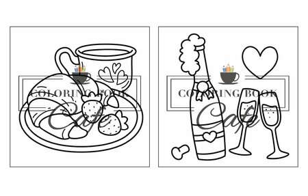 Cozy Love Kleurboek - Cute & Cozy - Bold & Easy - Kleurboek Volwassenen En Tieners - Schattige Eenvoudige Kleurplaten Liefde - Simpele Hygge Ontwerpen - 40 Kleurplaten - Incl. 1 Alcoholmarker