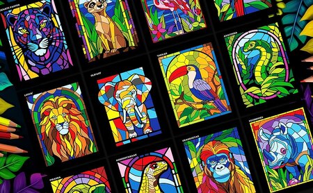Kleuren Op NummerÊKleurboek Dieren - Rekenen Met Kleuren Op Nummer - Wiskundige Moza•eken - Wiskunde Activiteiten Werkboek - Kinderen 8 tot 12 Jaar - 25 Kleurplaten