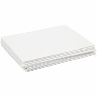 EVA Foam Wit - Schuimkarton - Gelinieerd Foam Bord - Knutselfoam - Modelbouw & DIY - A4 - 21 x 29,7 cm - 3mm - 10 Vellen