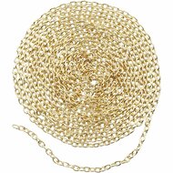 Jasseron Ketting - Vergulde Sieradenketting - Jasseron Schakelketting - Verguld Metaal Ketting - DIY Sieraden Maken - Ketting Voor Armbanden En Kettingen - Schakelketting Breedte 2mm - Lengte 2m