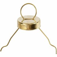 Metalen Hanger Goud - Ronde Kraalhanger - DIY Sieraden Maken, Kettingen, Sleutelhangers & Creatieve Decoraties - 13 mm - 25 Stuks