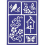 Sjabloon - Flexibel Tekensjabloon - Hobbysjabloon - Voorjaar - A4 - 21x29,7cm - Viva Decor