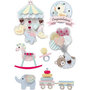 3D stickers, baby, H: 25-70 mm, B: 20-55 mm, 8 stuk/ 1 doos