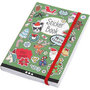 Stickerboek, kerstmotieven , 76 vel, afm 11,5x17 cm, 1 stuk