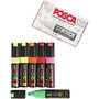 Posca Marker - Paintmarker - Universele Stift - Diverse kleuren - PC-8K - lijndikte 8mm - 6 stuks