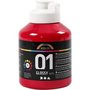 Acrylverf - Schoolverf - Primair Rood, Glossy - 500 ml - A-color