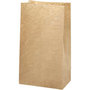 Papieren zakken, bruin, afm 15x9x27 cm, 50 gr, 100 stuk/ 1 doos