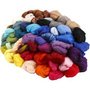 Merino wol, diverse kleuren, dikte 21 my, 20x20 gr/ 1 doos