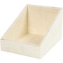 Creotime Display Doos - Presentatie Box - Triplex Hout - Hoogte achterkant: 12cm - Hoogte voorkant: 4cm - Diepte: 19,5 cm - Breedte: 15cm - 1 stuk