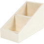 Creotime Display Doos - Presentatie Box - 2 Vakken - Triplex Hout - Hoogte achterkant: 12cm - Hoogte voorkant: 4cm - Diepte: 19,5 cm - Breedte: 10cm - 1 stuk