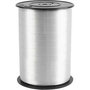 Cadeaulint, zilver, B: 10 mm, glossy, 250 m/ 1 rol