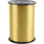 Cadeaulint, goud, B: 10 mm, glossy, 250 m/ 1 rol