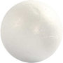 Ballen, wit, d 10 cm, 5 stuk/ 1 doos