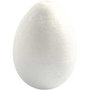 Eieren, wit, H: 10 cm, 5 stuk/ 1 doos