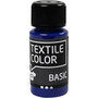 Textielverf - Primair Blauw - Creotime - 50 ml