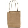 Papieren zakken, bruin, H: 17 cm, B: 12x7 cm, 125 gr, 10 stuk/ 1 doos