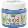 Mucki Vingerverf, blauw, 150 ml/ 1 Doosje