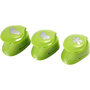 Ponsen set, bloem, vlinder, hart, afm 25 mm, 3 stuk/ 1 doos