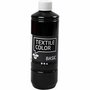 Textielverf - Zwart - Creotime - 500 ml