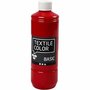 Textielverf - Primair Rood - Creotime - 500 ml