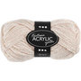 Fantasia acrylgaren, beige, L: 80 m, 50 gr/ 1 bol