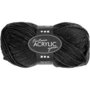 Fantasia acrylgaren, zwart, L: 80 m, 50 gr/ 1 bol