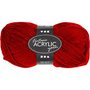Fantasia acrylgaren, rood, L: 80 m, 50 gr/ 1 bol
