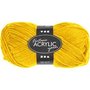 Fantasia acrylgaren, geel, L: 80 m, 50 gr/ 1 bol