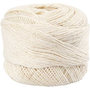 Mercerised katoengaren, off-white, 20 gr/ 1 bol