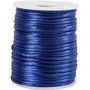 Satijnkoord, donkerblauw, dikte 2 mm, 50 m/ 1 rol