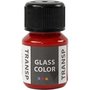 Glasverf - Porseleinverf - rood - Glass Color Transparent - 30ml