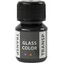 Glasverf - Porseleinverf - zwart - Glass Color Transparent - 30ml