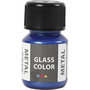 Glasverf - Porseleinverf - blauw - Glass Color Metal - 30ml