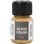 Glass Color Metal, goud, 30 ml/ 1 fles
