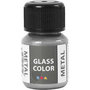 Glasverf - Porseleinverf - zilver - Glass Color Metal - 30ml