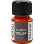 Glasverf - Porseleinverf - oranje - Glass Color Transparent - 30ml