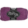 Katoengaren, plum, afm 8/4, L: 170 m, 50 gr/ 1 bol