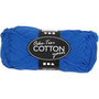 Katoengaren, kobalt blauw, afm 8/4, L: 170 m, 50 gr/ 1 bol